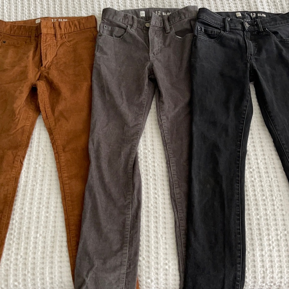 GAP Boys Slim Fit pant bundle